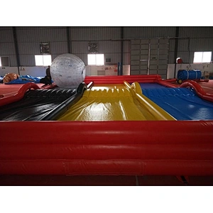 Super inflatable human hamster ball race track,inflatable zorb ball track,land mat for sale