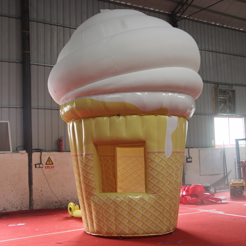 inflatable ice cream stand for sale, portable inflatable advertising kiosk for ice cream,PVC Inflatable Ice Cream Cone Balloon