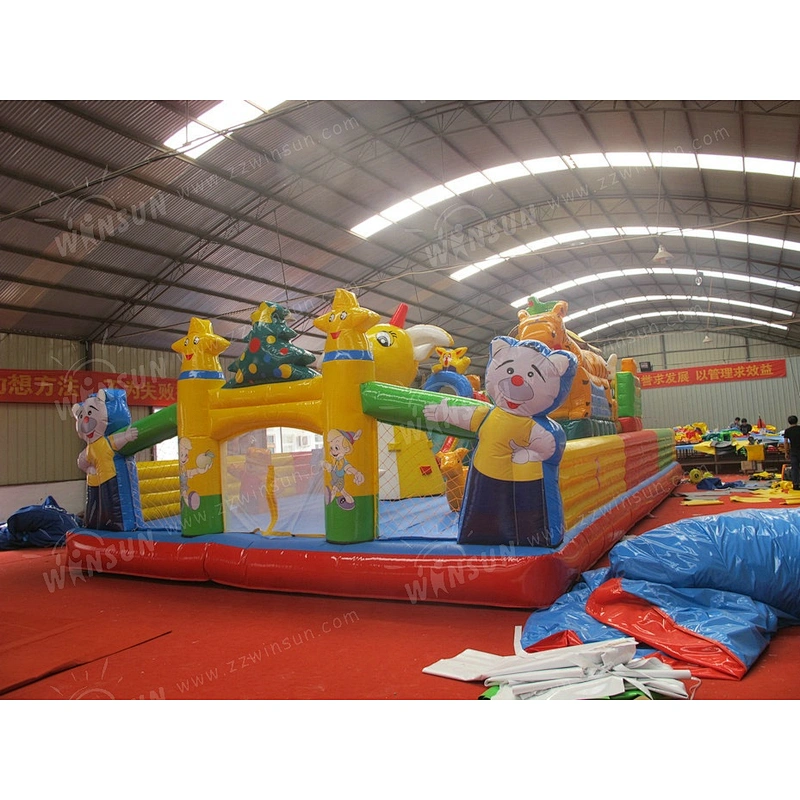 CE PVC inflatable amusement park giant inflatable fun city