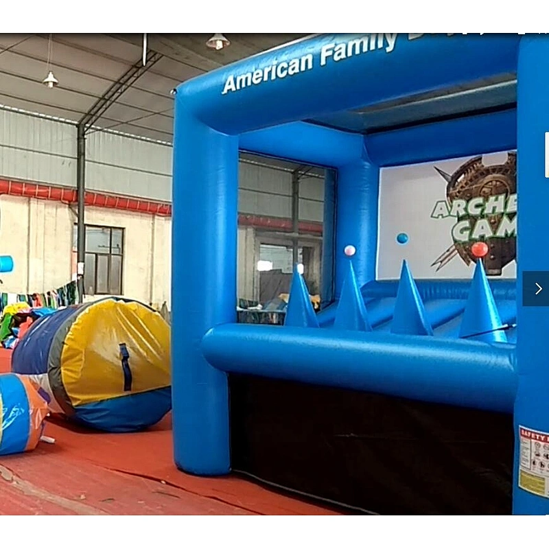 Carnival amusement park inflatable archery shooting games,arrow shoot match,inflatable bow shooting games for sale