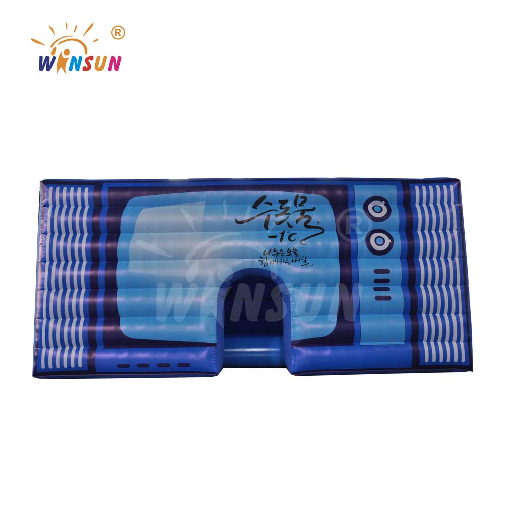 Catch your eye inflatable television shelter tents, tv promotion inflatable tent for hot selling