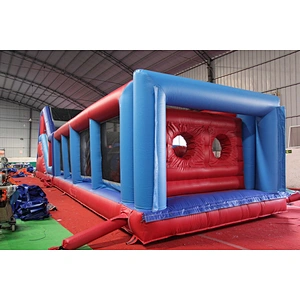 Two people competitive inflatable obstacle course, commercial obstacle course inflatable for adults