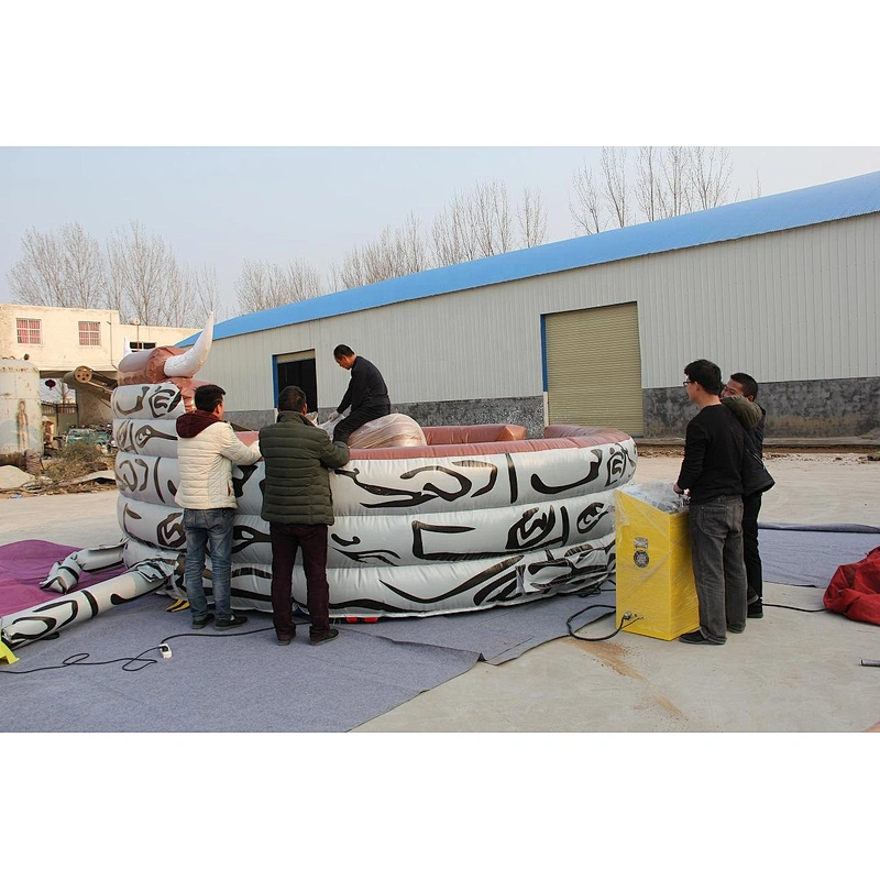 inflatable bull mat, inflatable bouncing mat,Inflatable Mechanical Bull Mattress
