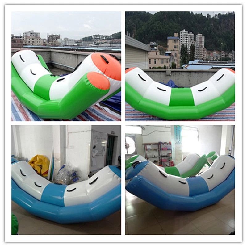 Summer ocean inflatable single/double totter floating water game for kids,inflatable teeter totter water toy