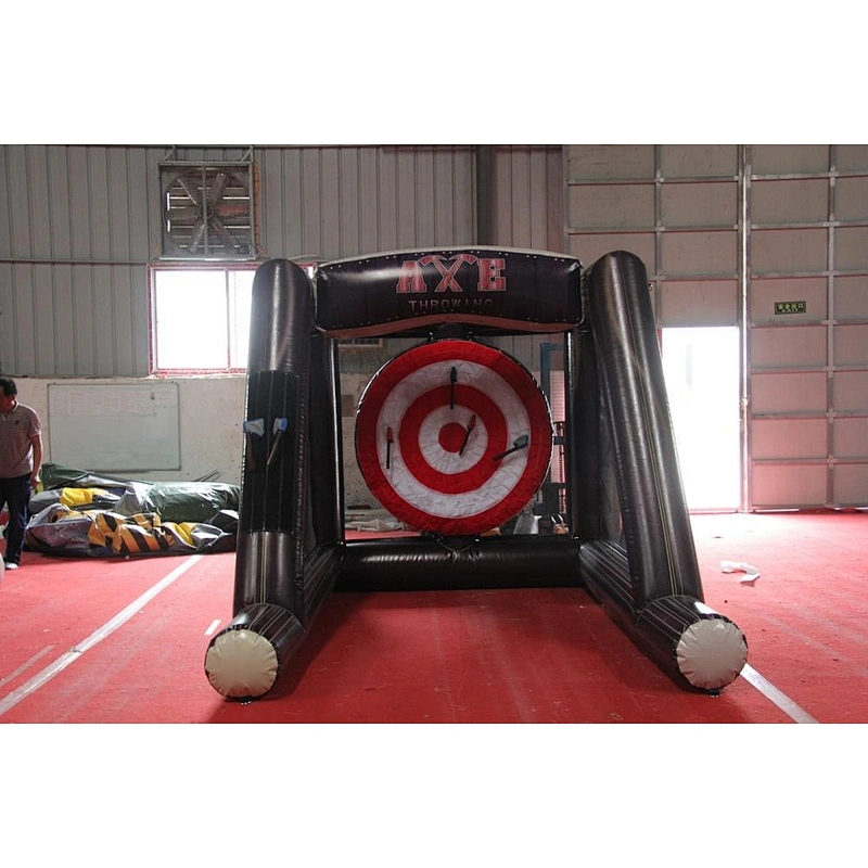 Amusement park inflatable single axe lumberingsport games. lumberman tossing games. rosser axe throwing sport games for sale
