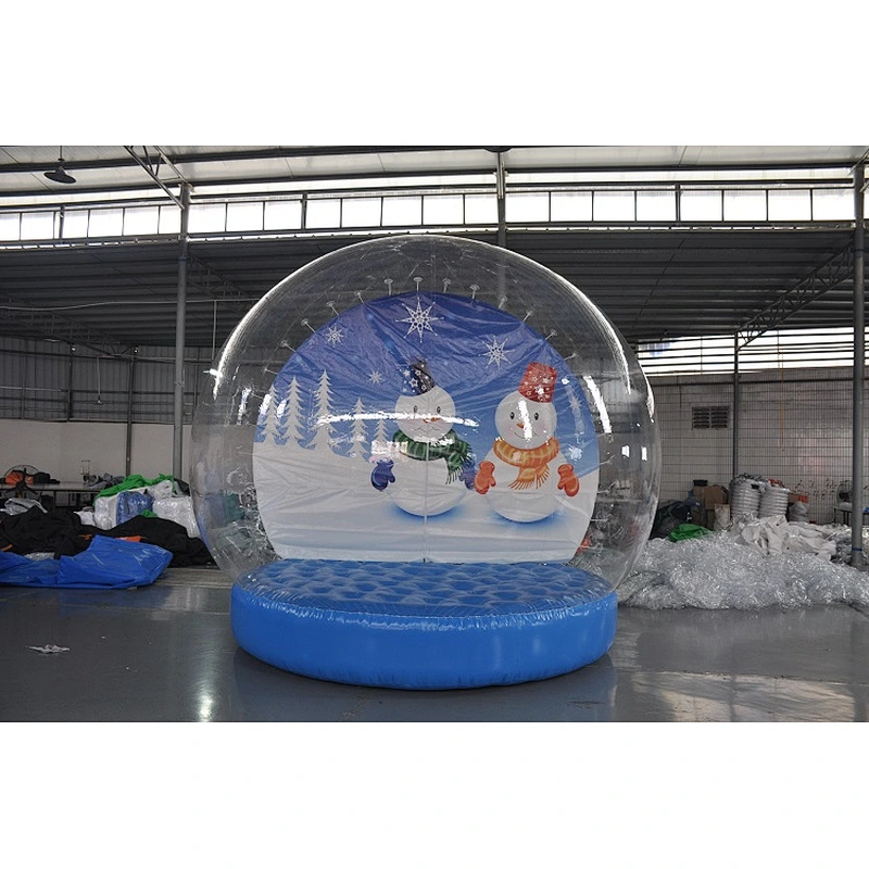 Ads decoration  inflatable snow show balls, Christmas snow globe,inflatable Christmas display ball for decoration
