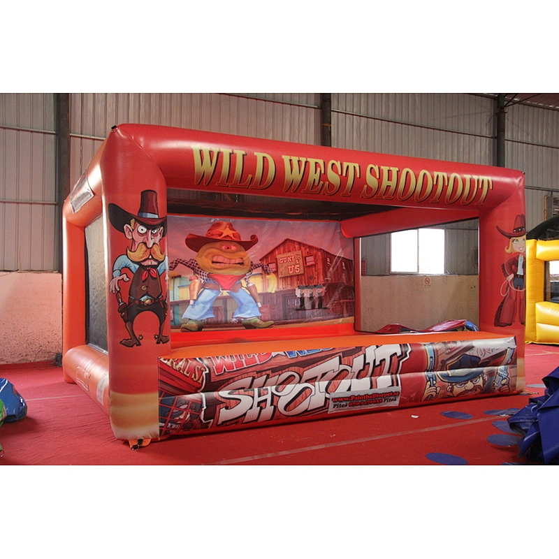 Arrow inflatable wild western shoot out games, cowboy shooting games, bow shooing sport games for sale
