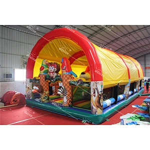 Popular design children inflatable fun city,kids inflatable playground on sale