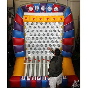 Awesome Family Entertainment Inflatable Plinko Bounce House game, inflatable plinko prize balloon for Event Party Rentals