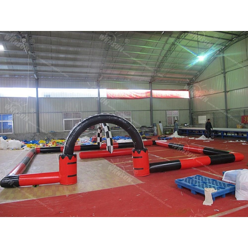 inflatable race track for sale inflatable go kart race track