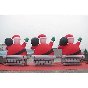 Factory Price inflatable santa model for christmas, christmas inflatable for decoration