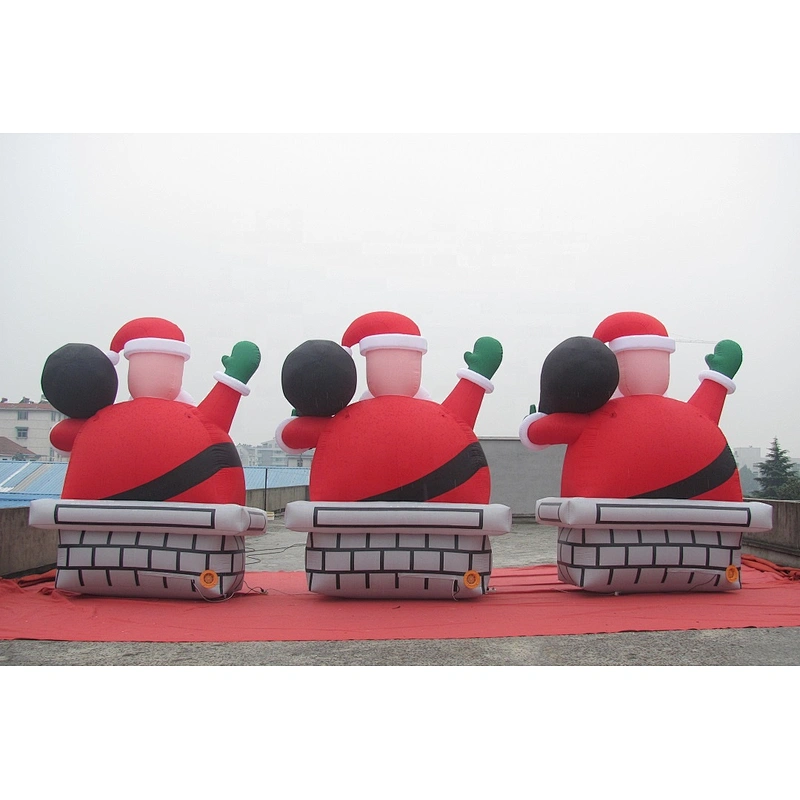 Factory Price inflatable santa model for christmas, christmas inflatable for decoration