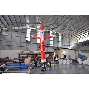 Factory Price Christmas sky dancer dancing man, Santa claus inflatable sky dancer