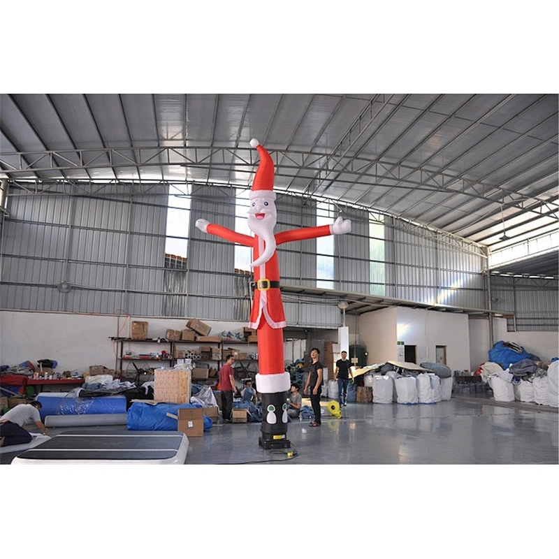 Factory Price Christmas sky dancer dancing man, Santa claus inflatable sky dancer