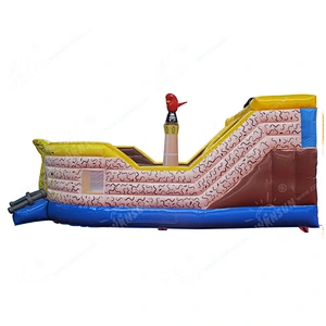Outdoor sports PVC Jumping Bouncy inflatable Pirate Ship
