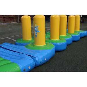 giant inflatable floating water park land, water park inflatable water obstacle course toys for sale