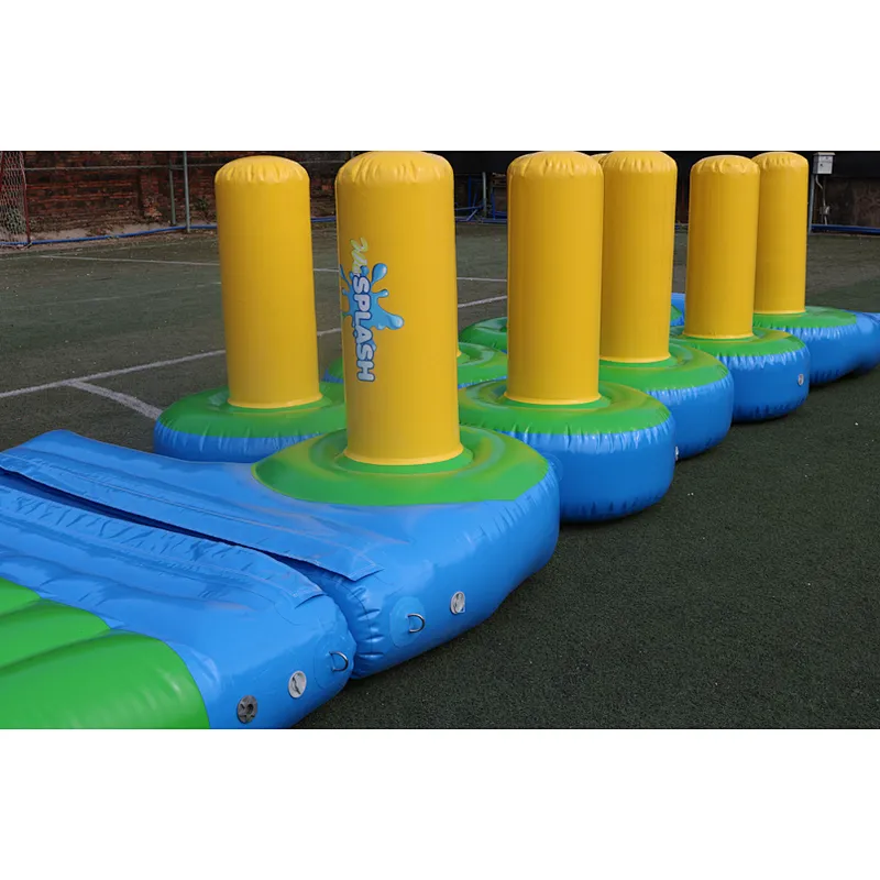 giant inflatable floating water park land, water park inflatable water obstacle course toys for sale