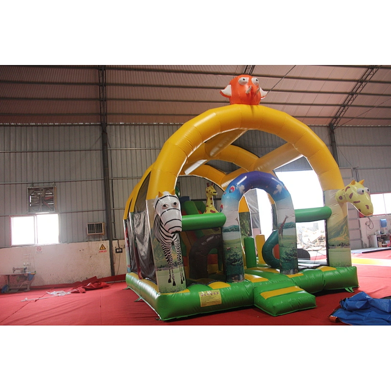 Rental inflatable animal shelter  game,inflatable animal world bounce house, inflatable cartoon jumping trampolines for hire