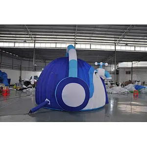Awesome inflatable head sets shapes, advertising inflatable ear piece air shapes for rental market