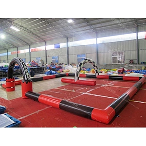 inflatable race track for sale inflatable go kart race track