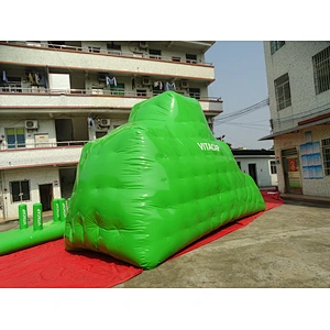 Inflatable water rock climbing wall, water toys inflatable water iceberg,  inflatable floating climbing wall