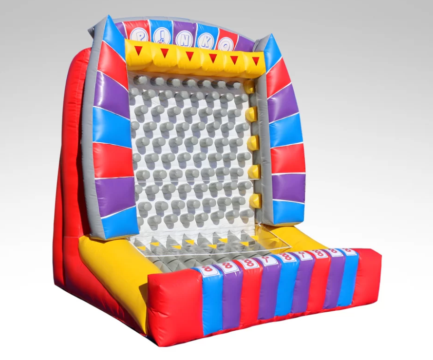 Awesome Family Entertainment Inflatable Plinko Bounce House game, inflatable plinko prize balloon for Event Party Rentals