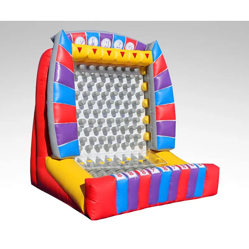 Awesome Family Entertainment Inflatable Plinko Bounce House game, inflatable plinko prize balloon for Event Party Rentals