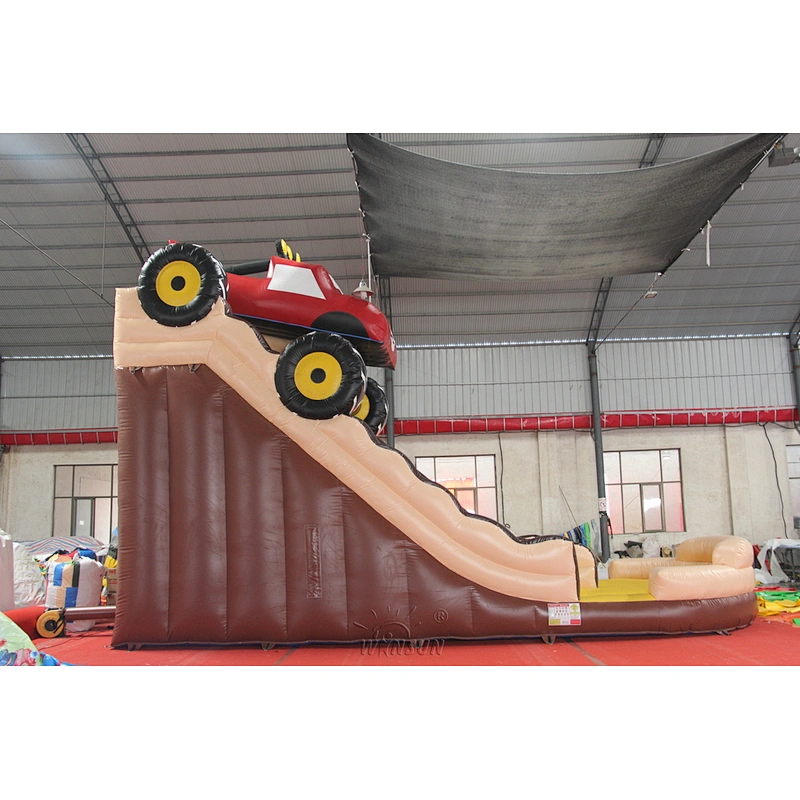 Monster Truck Inflatable Slide