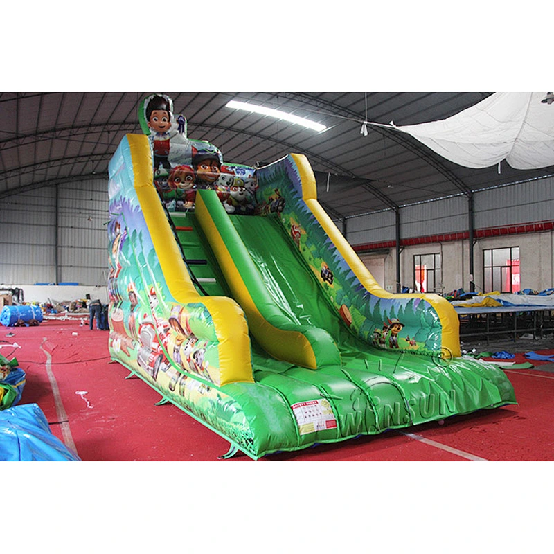 Inflatable slide