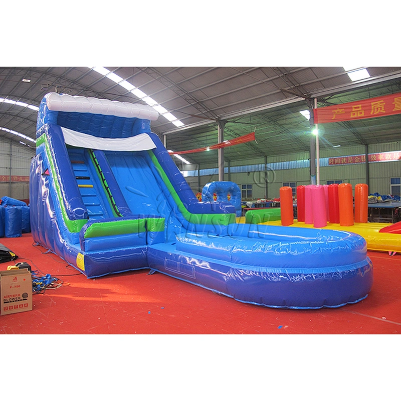 Inflatable water slide