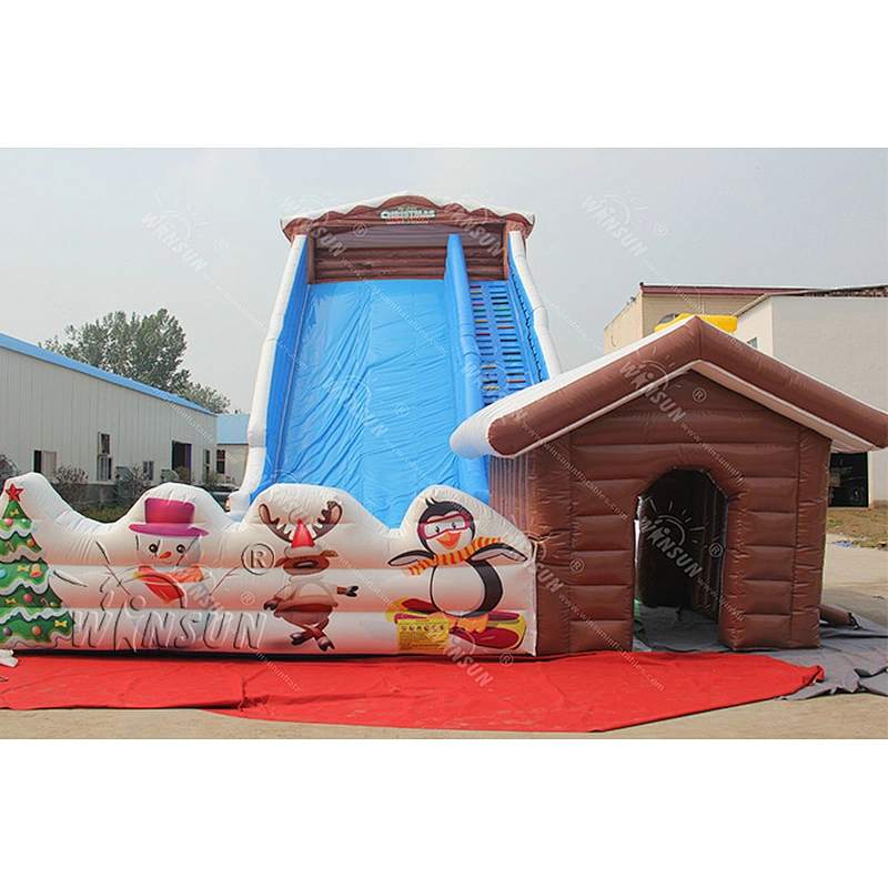 Inflatable Snow Tubing Slide