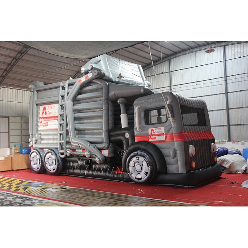 Inflatable Garbage Truck Slide