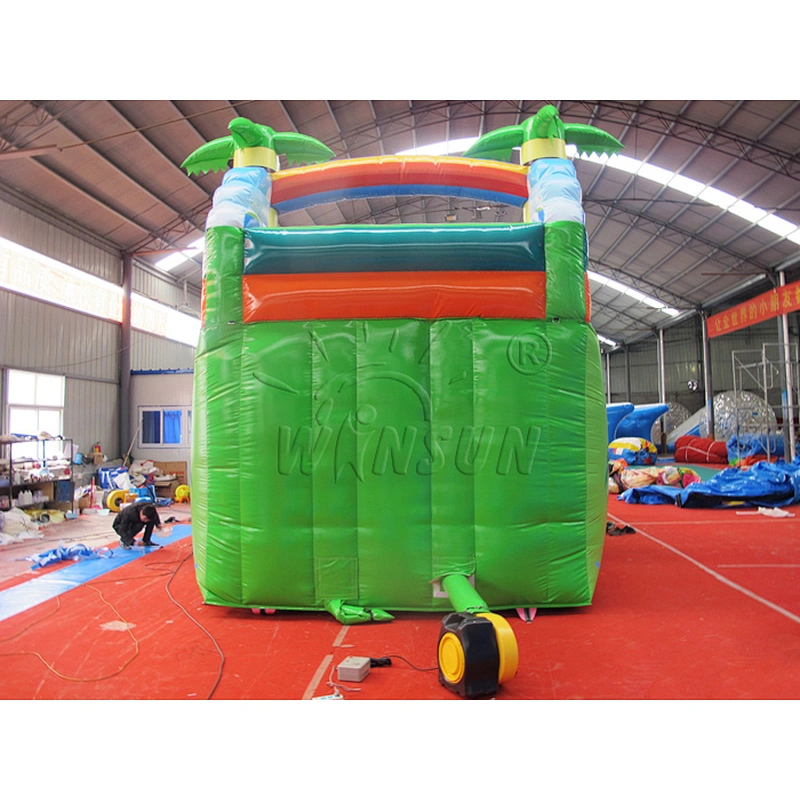 Inflatable water slide