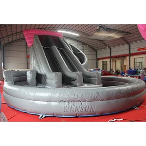 Corkscrew Inflatable Water Slide