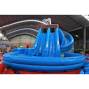 Pirate inflatable water slide