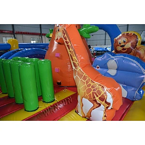 Inflatable Combo Jungle Slide