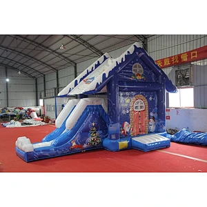 Christmas Eve Inflatable Bouncy House N Slide