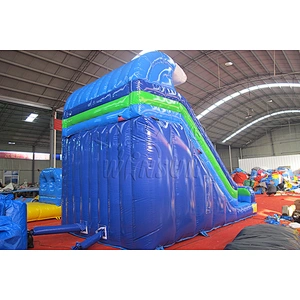 Inflatable water slide