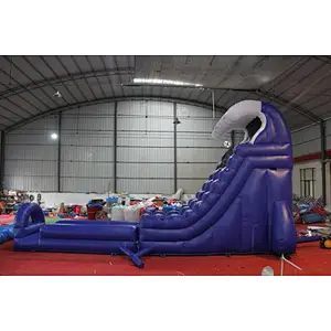 Blue Wave Slide with Slip N Pool