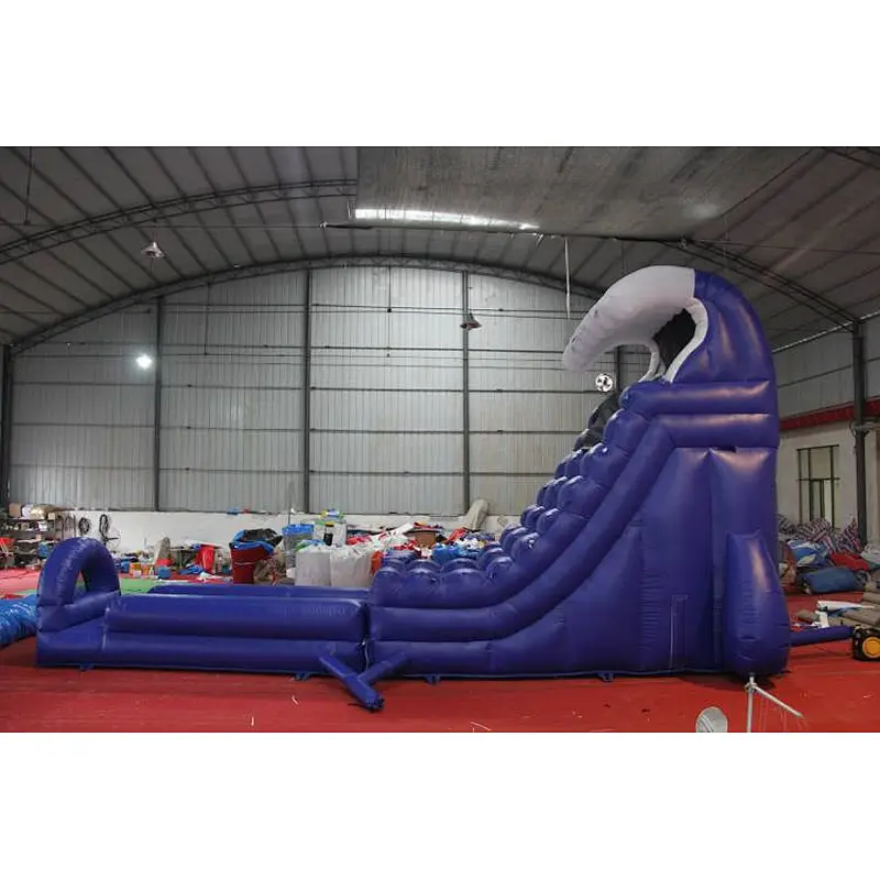 Blue Wave Slide with Slip N Pool
