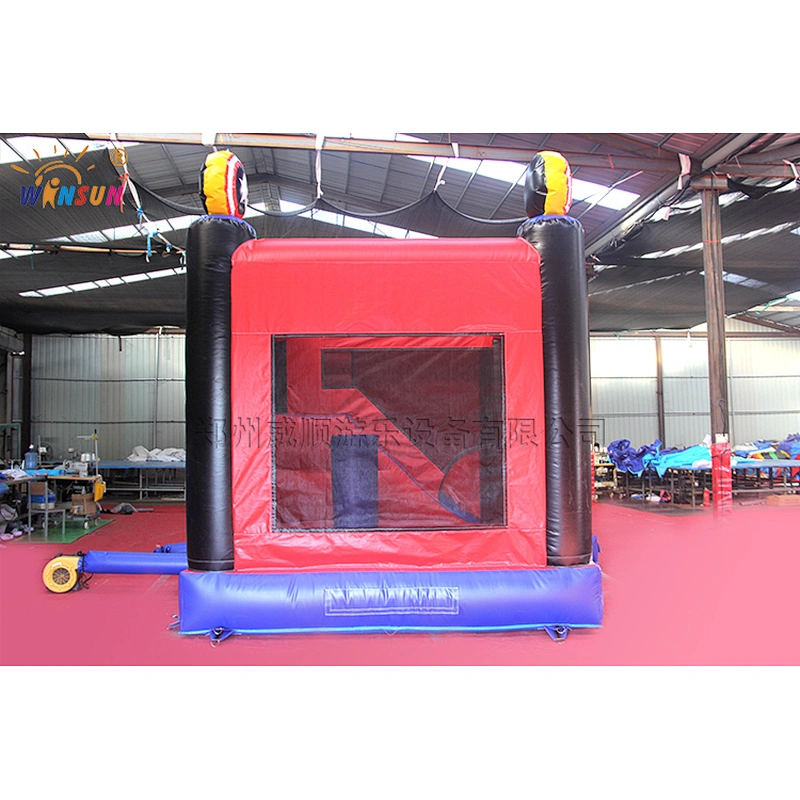 Spiderman Inflatable moonwalk with slide