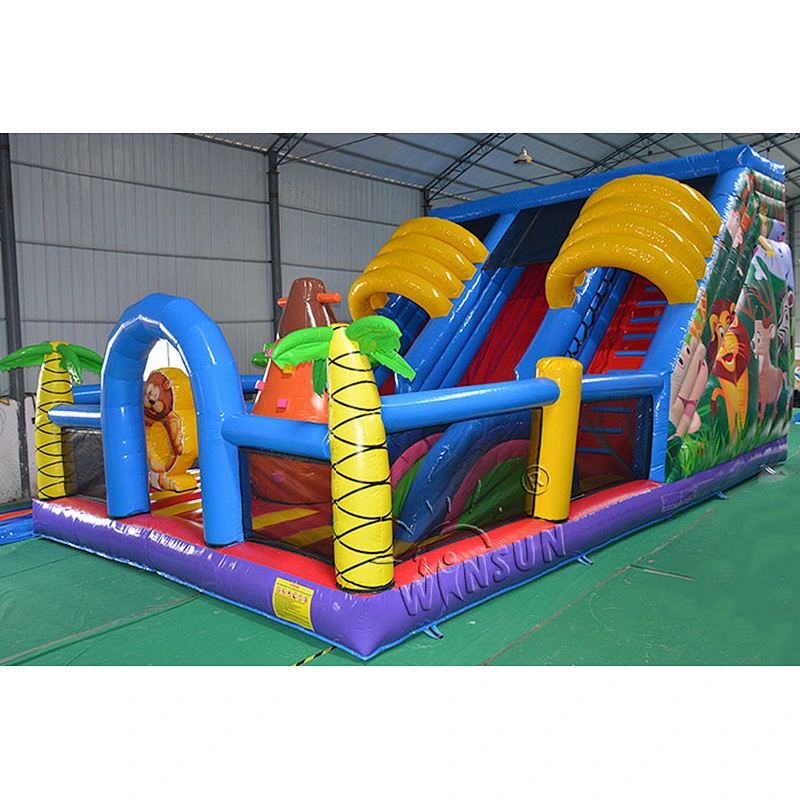 Inflatable Combo Jungle Slide