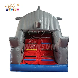 Shark-themed Inflatable Water Slide