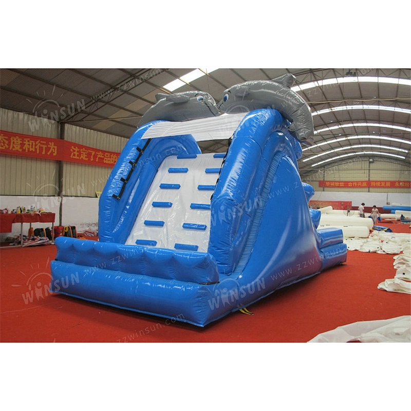 Inflatable water slide