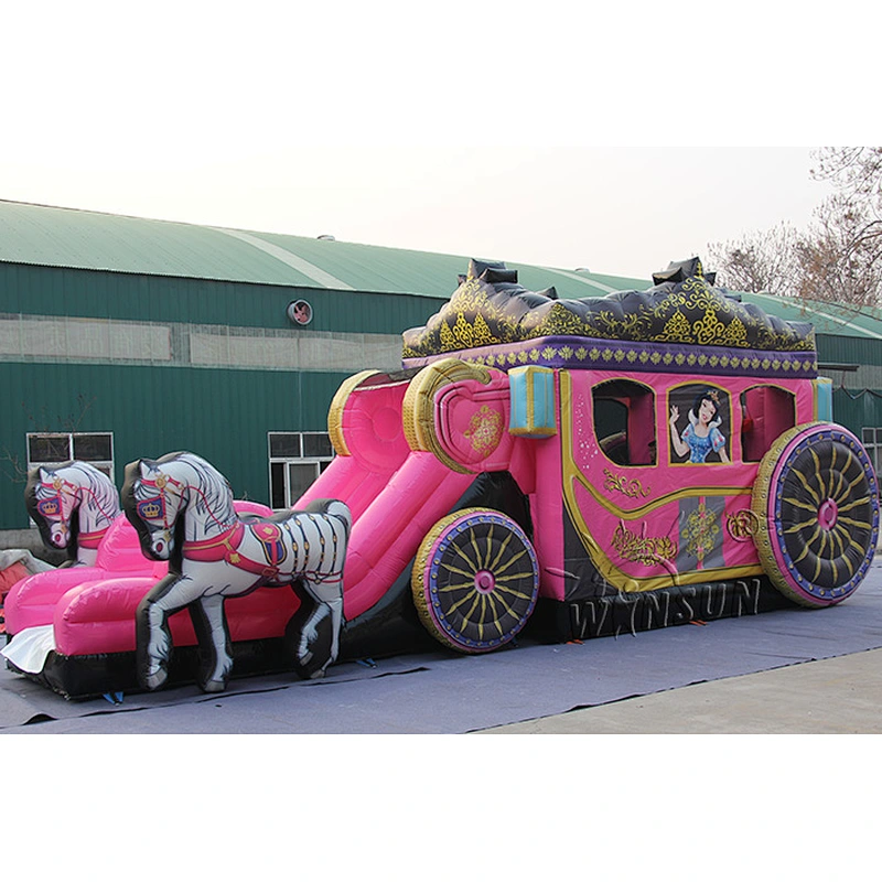 Inflatable Carriage Combo Slide