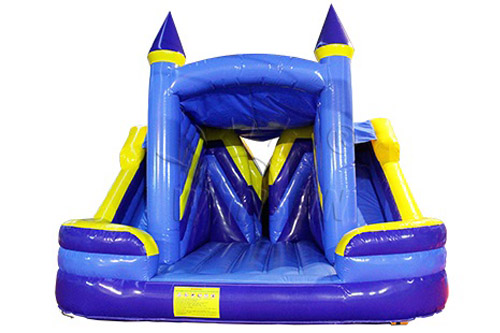 Inflatable Bounce House With Double Slide