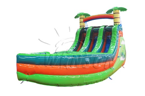 Inflatable water slide