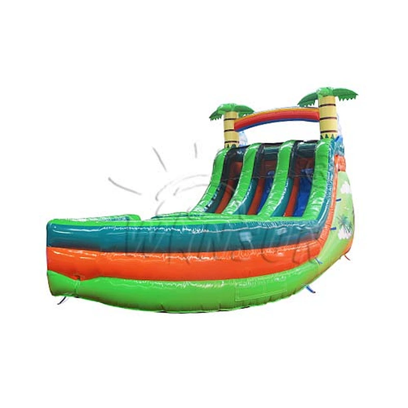 Inflatable water slide