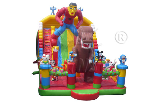 Inflatable slide