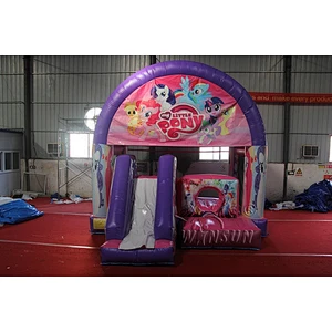 Ponies Jumping House With Slide